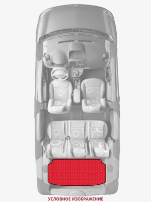 ЭВА коврики «Queen Lux» багажник для ИЖ 2717